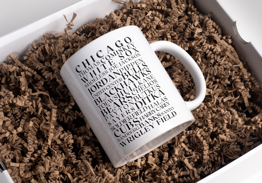 Chicago Mug l Chicago Sports Mug l Chicago Sports Mug Gift l Gifts for Her l Gifts for Him l Collectible Mug l Chicago Mug Gift
