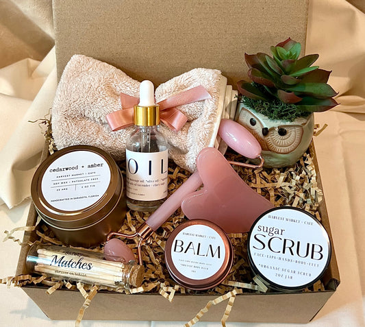Spa Gift Box l Gift Box For Her l Birthday Gift Box l Luxury Spa Gift Box l Custom Gift Box