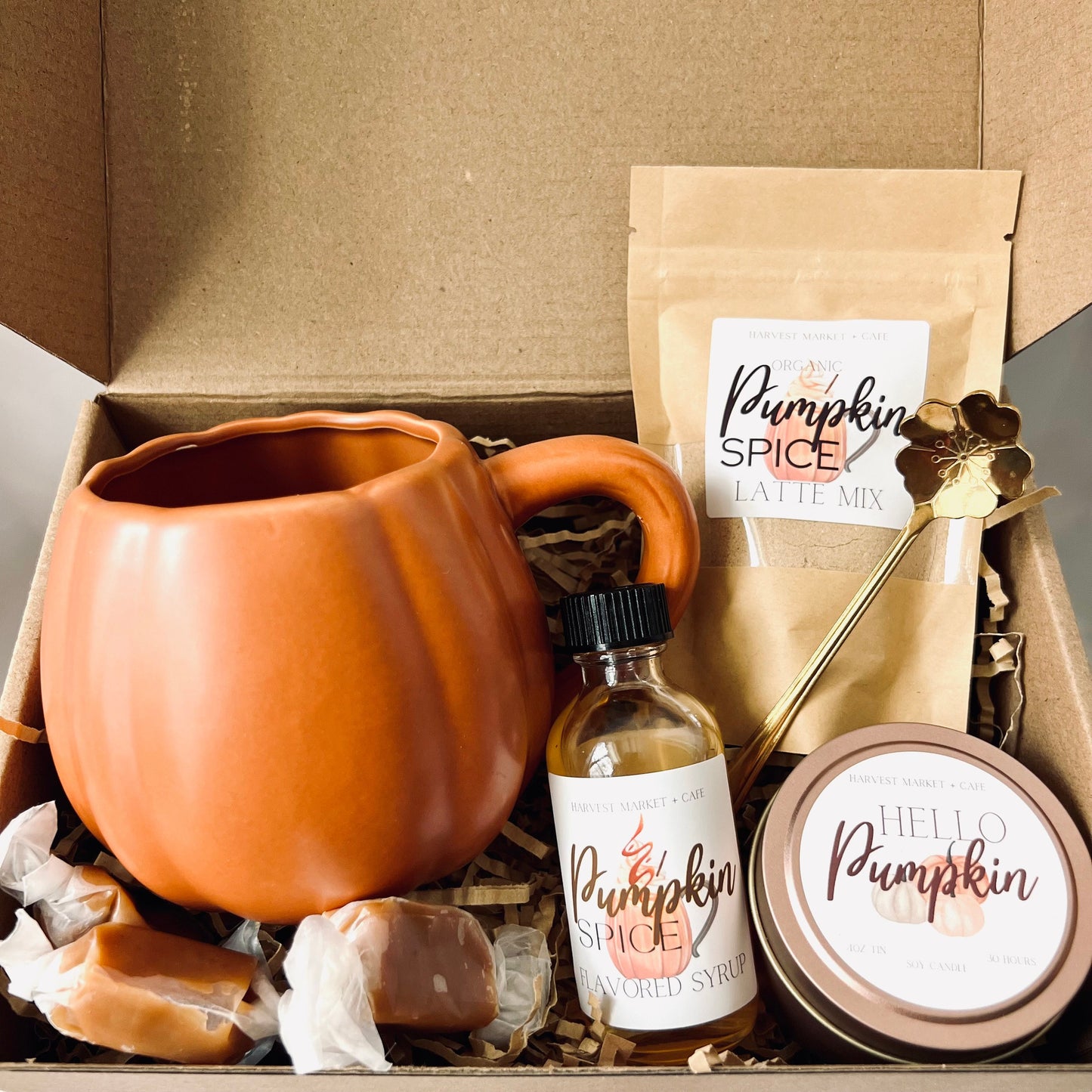 Hello Pumpkin Gift Box l Fall Gift Box l Pumpkin Spice Gift Box l Pumpkin Candle l Pumpkin Mug l Pumpkin Spice Latte l Premium Fall Gift Box