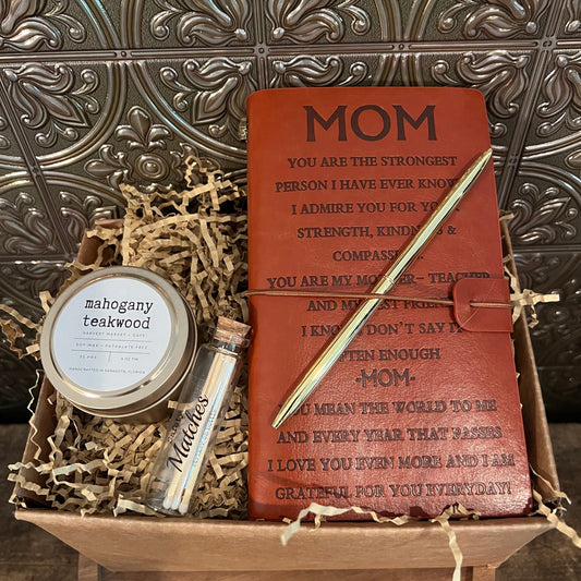 Mom Gift Box l Mothers Day Gift Box l Thank You Gift l Custom Gift l Journal Gift l Candle Gift l Appreciation Gift Box l Birthday Gift Box