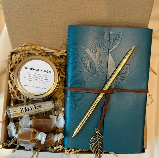Thank You Gift l Custom Gift l Embossed Journal Gift l Candle Gift l Appreciation Gift Box l Thank You Gift Box l Birthday Gift Box