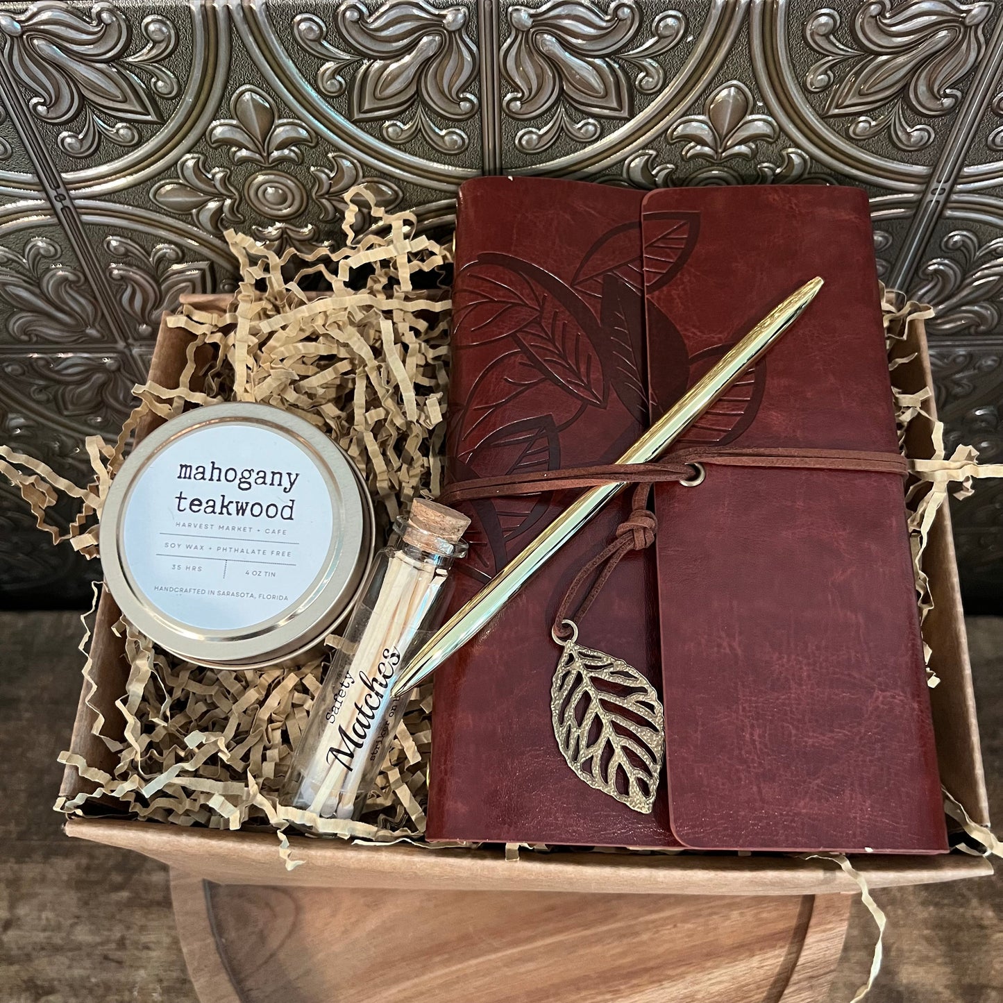 Thank You Gift l Custom Gift l Embossed Journal Gift l Candle Gift l Appreciation Gift Box l Thank You Gift Box l Birthday Gift Box
