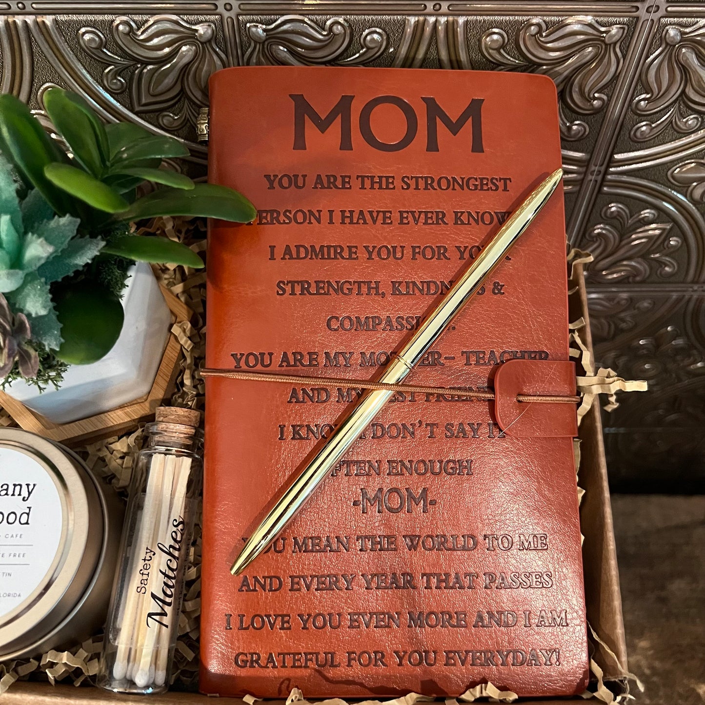Mom Gift Box l Mothers Day Gift Box l Thank You Gift l Custom Gift l Journal Gift l Candle Gift l Appreciation Gift Box l Birthday Gift Box